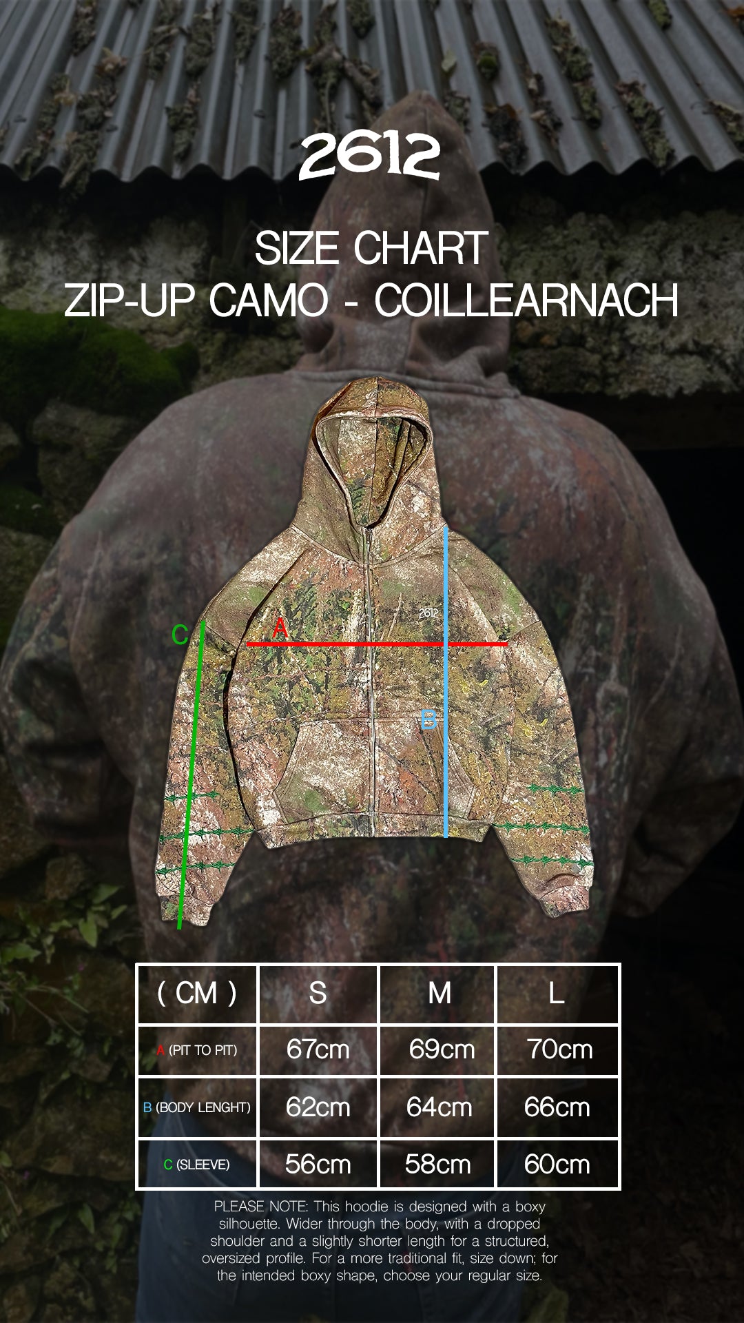 ZIP-UP CAMO - COILLEARNACH